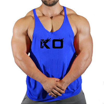 Îmbrăcăminte pentru săli de sport de marcă Bărbați Culturism și fitness Stringer Tank Top Vestă îmbrăcăminte sport Tricou antrenament muscular Maiote Alergare