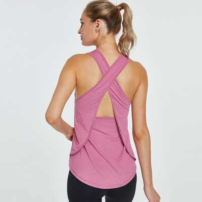 Ženske brzosušeće joga majice bez rukava Trening za trčanje Joga majice za teretanu Fitnes Sportski prsluk Sportska majica