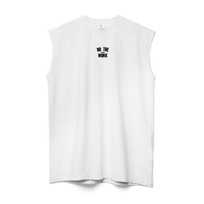 DO THE WORK Vestă de alergare de vară Tricouri de gimnastică Îmbrăcăminte fitness pentru bărbați Cămăși fără mâneci, cu uscare rapidă, largi, culturism, baschet