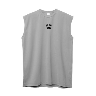 DO THE WORK Vestă de alergare de vară Tricouri de gimnastică Îmbrăcăminte fitness pentru bărbați Cămăși fără mâneci, cu uscare rapidă, largi, culturism, baschet