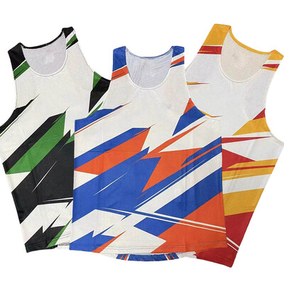 Alergare Atletism Tank Top Runnning Speed Îmbrăcăminte sportivă Cămașă de fitness Îmbrăcăminte bărbați Vestă fără mâneci Atlet Track Field Singlet