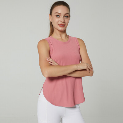 Crop Top Yoga Solid Fără mâneci Sport Tricou Largi Fitness Yoga Top Sală de gimnastică fără cusături De bază Casual Running Top Cămașă de antrenament Femei