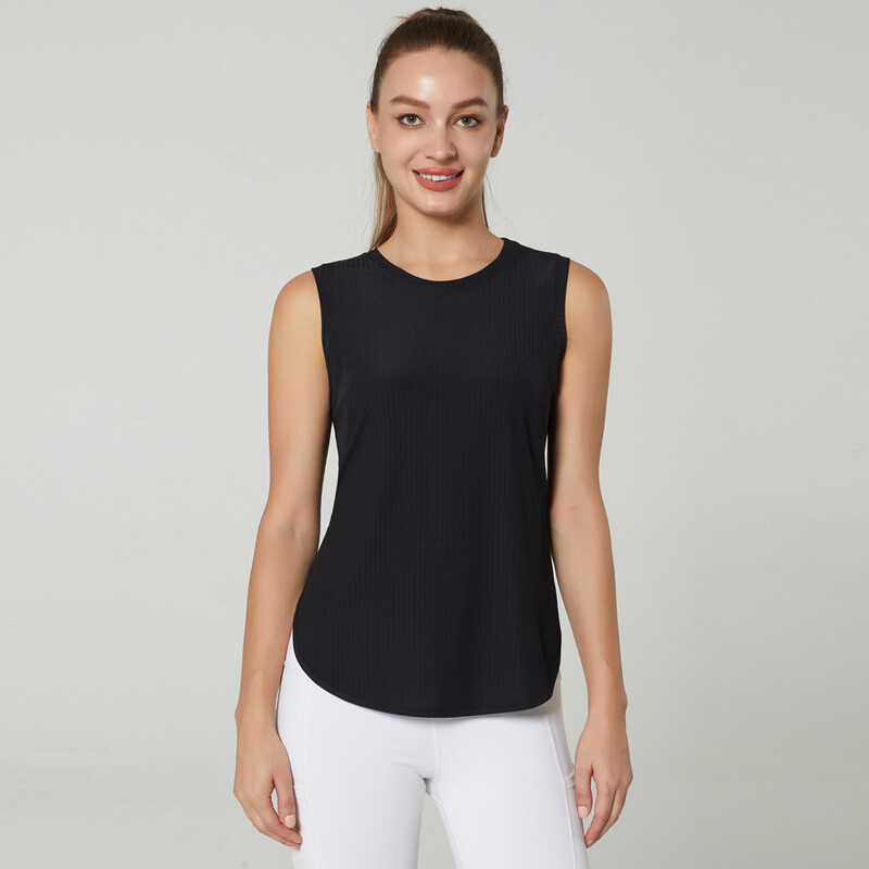 Crop Top Yoga Solid Fără mâneci Sport Tricou Largi Fitness Yoga Top Sală de gimnastică fără cusături De bază Casual Running Top Cămașă de antrenament Femei