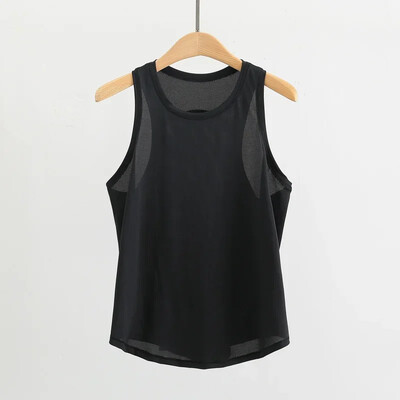 Tricou de antrenament de vară cu gât înalt Cămașă de alergare din material ușoară din plasă pentru femei Cămașă de yoga cu potrivire clasică, cu detalii reflectorizante