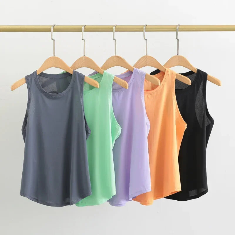 Tricou de antrenament de vară cu gât înalt Cămașă de alergare din material ușoară din plasă pentru femei Cămașă de yoga cu potrivire clasică, cu detalii reflectorizante