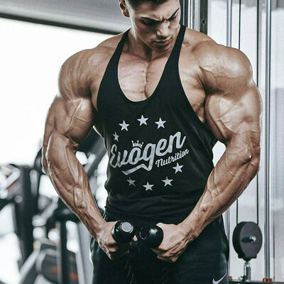 Vasaras skriešanas veste Vīriešu muskuļu sporta T krekls bez piedurknēm kultūrisms, sporta zāle fitnesa treniņu T-krekls sporta veste apakškrekls