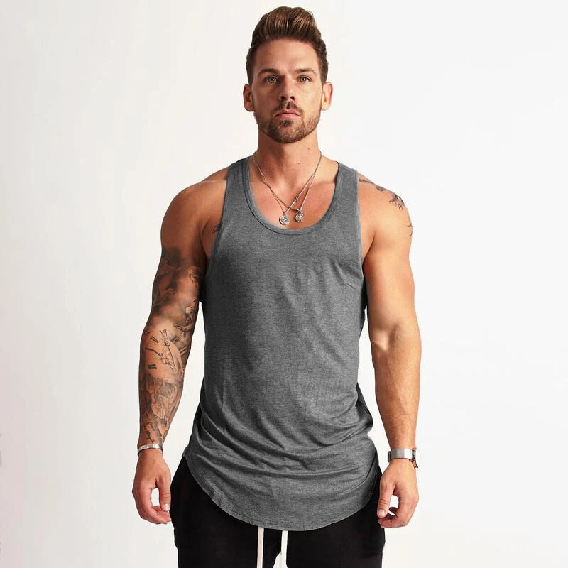 Vară, bărbați, veste de alergare, tricou simplu de fitness, slim fit, tendință de modă, mișcare, maiuri de fitness, tricou muscular, fără mâneci