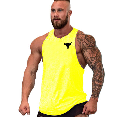 Vestă de marcă Muschi fără mâneci Cămașă sport de antrenament de modă pentru bărbați Culturism Fitness Top Bărbați Gym Tank Top Haine