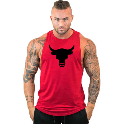 Vestă de marcă Muschi fără mâneci Cămașă sport de antrenament de modă pentru bărbați Culturism Fitness Top Bărbați Gym Tank Top Haine