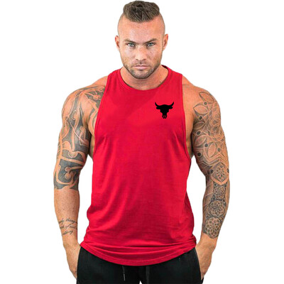 Vestă de marcă Muschi fără mâneci Cămașă sport de antrenament de modă pentru bărbați Culturism Fitness Top Bărbați Gym Tank Top Haine