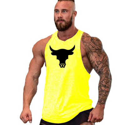 Vestă de marcă Muschi fără mâneci Cămașă sport de antrenament de modă pentru bărbați Culturism Fitness Top Bărbați Gym Tank Top Haine