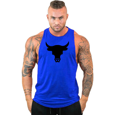 Vestă de marcă Muschi fără mâneci Cămașă sport de antrenament de modă pentru bărbați Culturism Fitness Top Bărbați Gym Tank Top Haine