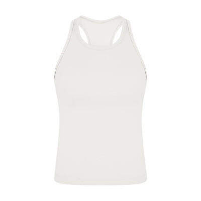 Moteriškas, prigludęs iki juosmens, sviestinis, minkštas lenktyninis, prakaitą sugeriantis, kvėpuojantis odai, elastingas jogos liemenis