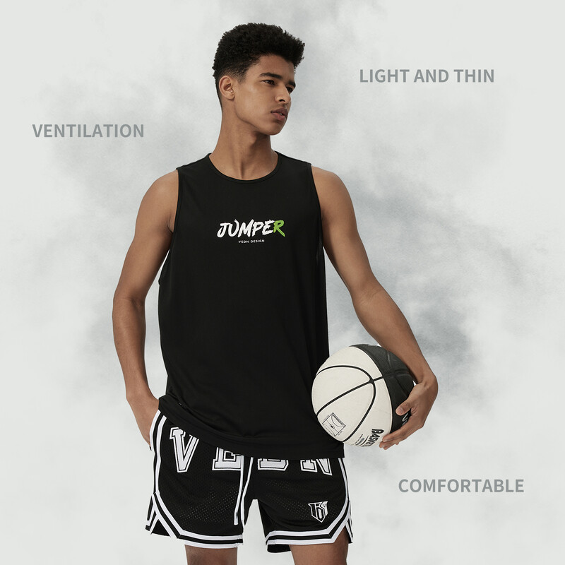 Tricou sport fără mâneci de vară Hombre Sală de sport pentru bărbați Tricou cu uscare rapidă din poliester respirabil