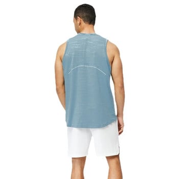 Γρήγορη ξήρανση O-neck Fitness Tank Top Ανδρικό καλοκαιρινό μυϊκό γιλέκο γυμναστικής Αμάνικο πουκάμισο Bodybuilding Αθλητικά μονόπρακτα