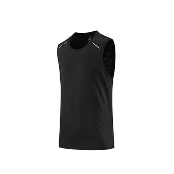 Γρήγορη ξήρανση O-neck Fitness Tank Top Ανδρικό καλοκαιρινό μυϊκό γιλέκο γυμναστικής Αμάνικο πουκάμισο Bodybuilding Αθλητικά μονόπρακτα