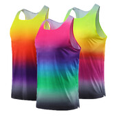 Suaugusiems vyrams Moterų bėgimo marškinėliai Aptempti treniruoklių salė Fitneso maratono marškinėliai Sportiniai pratimai Krepšinio liemenė Drabužiai B28