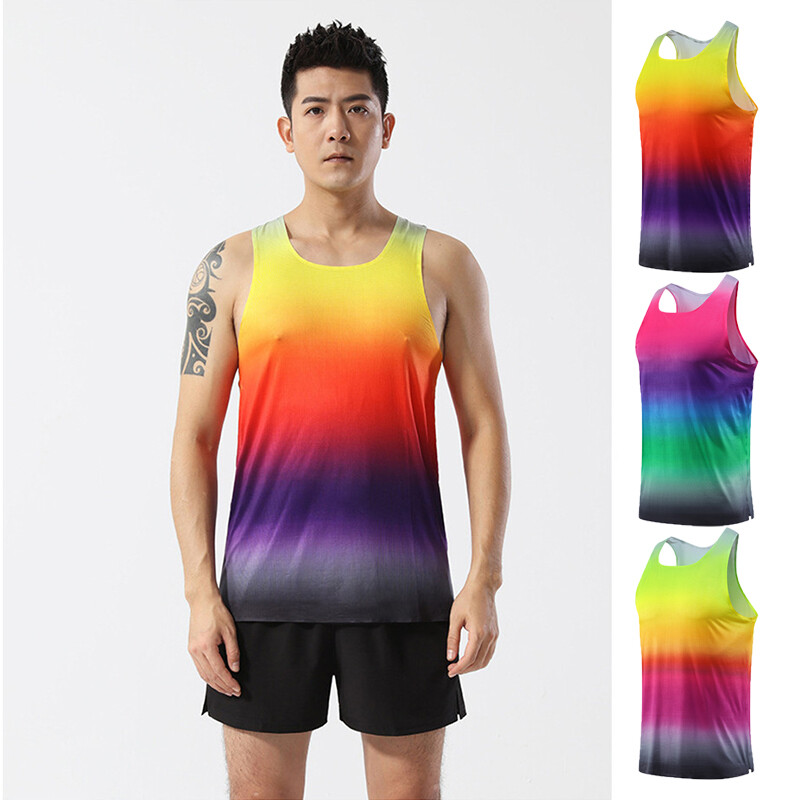 Suaugusiems vyrams Moterų bėgimo marškinėliai Aptempti treniruoklių salė Fitneso maratono marškinėliai Sportiniai pratimai Krepšinio liemenė Drabužiai B28