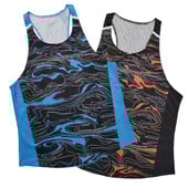 Марка Run Athletics Потник Runnning Speed Singlet Фитнес тениска Мъжко облекло за момчета Жилетка без ръкави Athlete Track Field Singlet