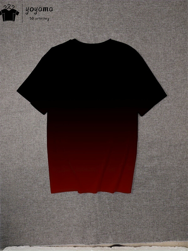 Tricou cu imprimeu degradat de vară Tricouri grafice de modă pentru bărbați Îmbrăcăminte pentru bărbați cu imprimare 3D Tricouri cu gât rotund pentru bărbați Topuri Street Rock