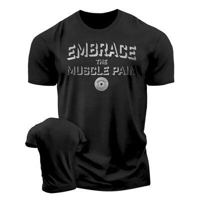 Tricou de antrenament imprimat 3D pentru bărbați, tricou cu mânecă scurtă de sală distractivă, top elastic respirabil