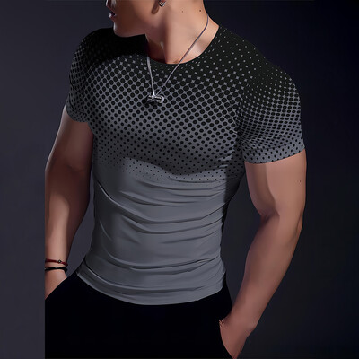 Tricou pentru bărbați, fitness, ușor, moale, confortabil, pentru mușchi