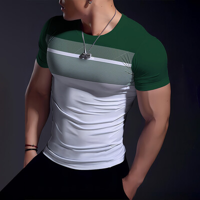 Tricou pentru bărbați, fitness, ușor, moale, confortabil, pentru mușchi