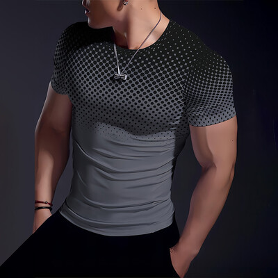 Tricou pentru bărbați, fitness, ușor, moale, confortabil, pentru mușchi