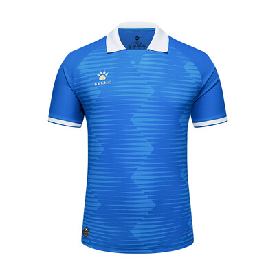 Tricou Kelme Fotbal Sport Timp liber Alergare Sală antrenament Exercițiu Elastic Uscare rapidă Tricou cu mânecă scurtă Tricou polo pentru bărbați