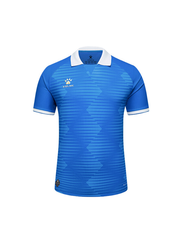 Tricou Kelme Fotbal Sport Timp liber Alergare Sală antrenament Exercițiu Elastic Uscare rapidă Tricou cu mânecă scurtă Tricou polo pentru bărbați