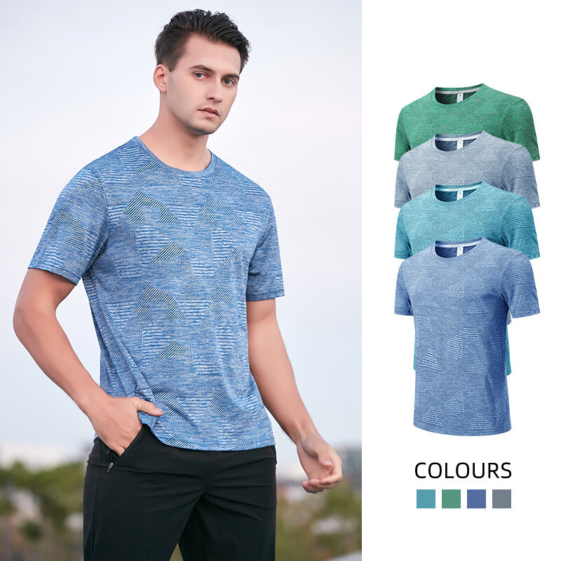 (M-5XL) Muška brza sportska majica širokog kroja za trčanje, nogomet, košarka, teretana, majica kratkih rukava, prozračne majice za fitness