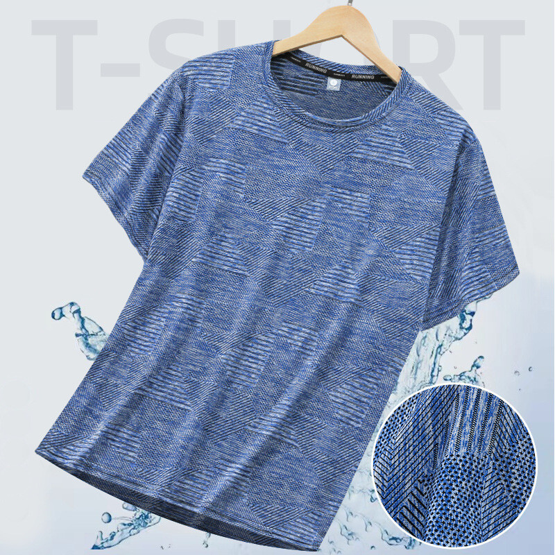 (M-5XL) Muška brza sportska majica širokog kroja za trčanje, nogomet, košarka, teretana, majica kratkih rukava, prozračne majice za fitness