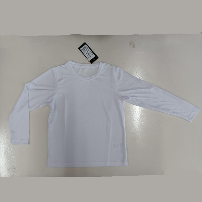 Copii Tineri Bărbați Tricou de antrenament cu mânecă lungă 100% poliester, cu uscare rapidă, din jerseu jacquard, respirabil, sport, toamnă, tricou Topuri