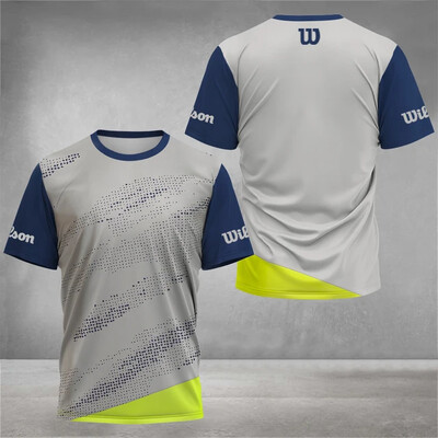 Tricou sport de înaltă calitate pentru bărbați, cu uscare rapidă, vara 2024, tricouri de tenis pentru bărbați, îmbrăcăminte cu mânecă scurtă, respirabilă