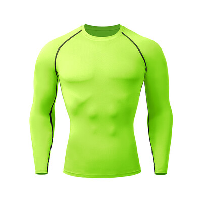 Cămăși de compresie Rashguard pentru bărbați, cu uscare rapidă, cămăși de fitness pentru sală de gimnastică, primăvară, plajă, surfing, sport atletic, alergare, maiuri de antrenament, tricouri