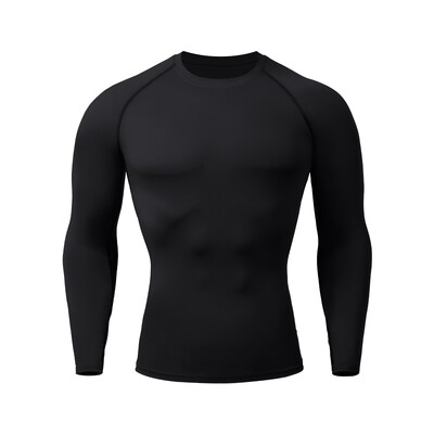 Cămăși de compresie Rashguard pentru bărbați, cu uscare rapidă, cămăși de fitness pentru sală de gimnastică, primăvară, plajă, surfing, sport atletic, alergare, maiuri de antrenament, tricouri