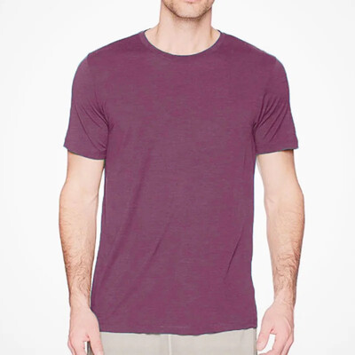 Tricou 100% Lână Merinos Bărbați Strat de bază Cămașă Merinos Absorbant Respirabil Uscare rapidă Anti-miros Fără mâncărimi Mărime mare SUA