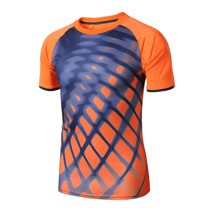 Tricouri de fotbal de marcă masculină Tricouri de fotbal de vară Tricou sport pentru alergare cu elastic pentru gimnastică Cămașă de fitness Top haine pentru bărbați 3XL