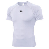 Muška mrežasta, uska, brzosušeća, fitness, bodybuilding, teretana, sport, ljetna prozračna modna, ležerna polisterska majica s printom i O-izrezom