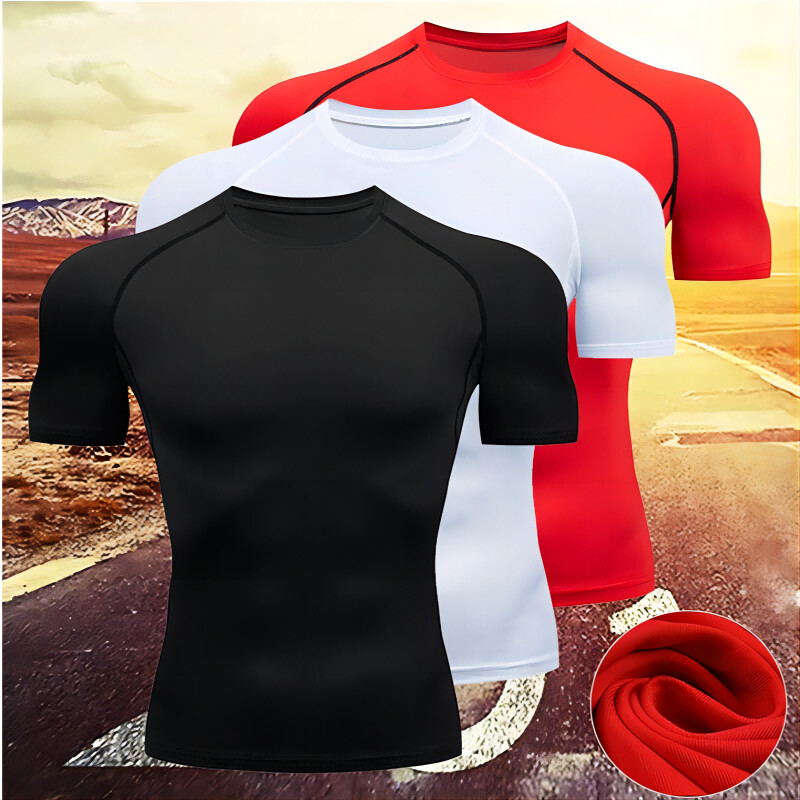 Muško sportsko odijelo za trčanje Fitne muško Brzosušeća sportska odjeća Kompresijska odjeća Komplet za fitness trening Termo rublje tajice