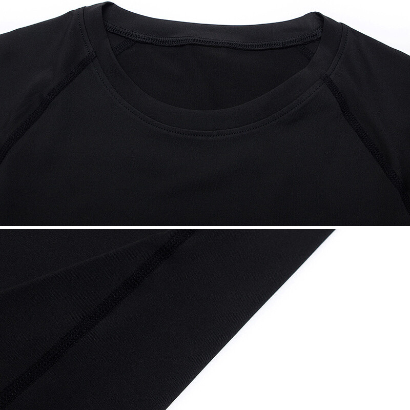 Top cu compresie pentru bărbați, tricou de antrenament cu elasticitate medie, respirabil, care absoarbe umiditatea, pentru sporturi în aer liber