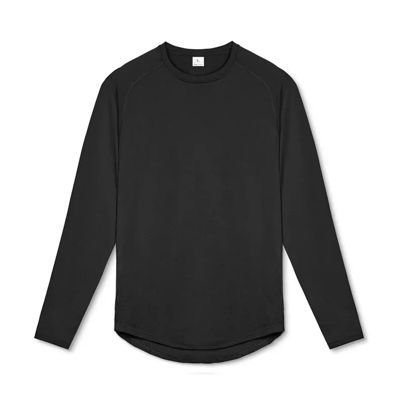 Tricouri pentru alergare Cămașă cu mânecă lungă de compresie pentru bărbați Tricouri sportive slabe de toamnă Tricou fitness culturism Îmbrăcăminte de gimnastică cu uscare rapidă