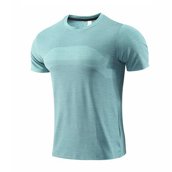 (S-4XL) Μπλουζάκια γυμναστικής προπόνησης Quick Dry Breathable Summer Gym προπόνηση κοντομάνικο πουκάμισο για τρέξιμο Crossfit Fitness μπλουζάκια