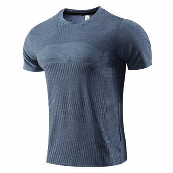 (S-4XL) Μπλουζάκια γυμναστικής προπόνησης Quick Dry Breathable Summer Gym προπόνηση κοντομάνικο πουκάμισο για τρέξιμο Crossfit Fitness μπλουζάκια