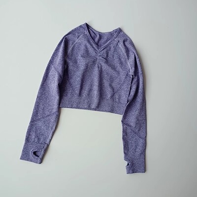 Ženske bešavne joga majice dugih rukava, kratke majice, brzosušeće, uske majice za vježbanje u teretani Ženska sportska majica kratkih rukava za fitnes