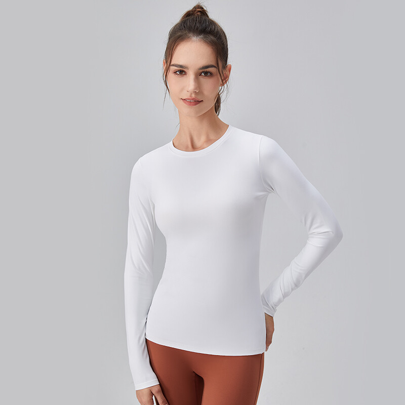 Cămăși de yoga cu mânecă lungă Fitness Sport Top elastic Respirabil Sală de sport Alergare Pilates Îmbrăcăminte de antrenament Toamnă și iarnă