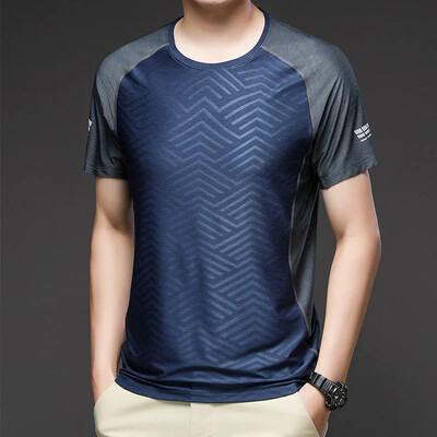 Tricouri sport cu uscare rapidă, gimnastică, bărbați, alergare, mâneci scurte, ocazional de vară, cămașă de jogging în aer liber, tricouri subțiri pentru antrenament, haine