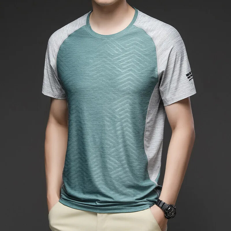 Tricouri sport cu uscare rapidă, gimnastică, bărbați, alergare, mâneci scurte, ocazional de vară, cămașă de jogging în aer liber, tricouri subțiri pentru antrenament, haine