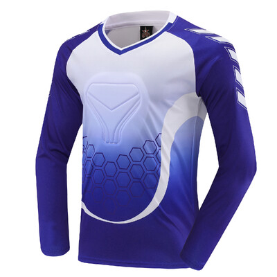 Bărbați Copii Fotbal Tricouri Portar Topuri Fotbal Portar Tricou Tricou Rugby Truse Sport Îmbrăcăminte Cot Protector Piept