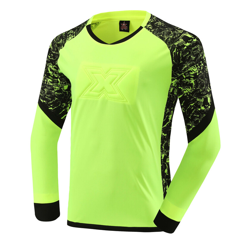 Bărbați Copii Fotbal Tricouri Portar Topuri Fotbal Portar Tricou Tricou Rugby Truse Sport Îmbrăcăminte Cot Protector Piept